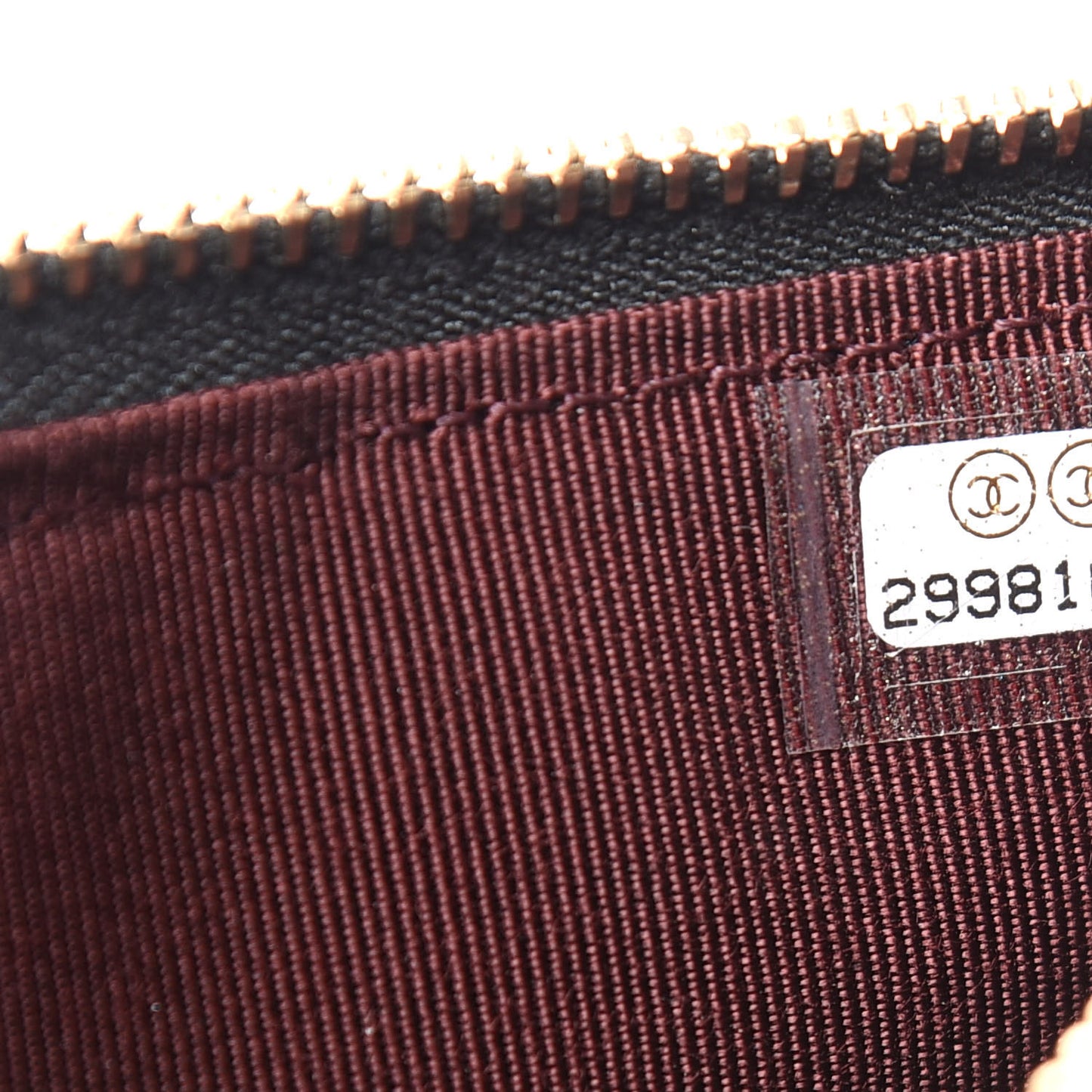 Caviar Quilted Classic Flat Wallet Pouch Black