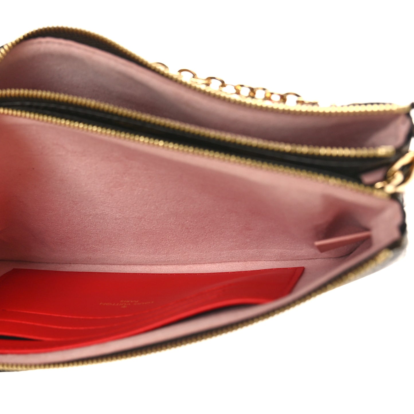 Monogram Blooming Flowers Double Zip Pochette