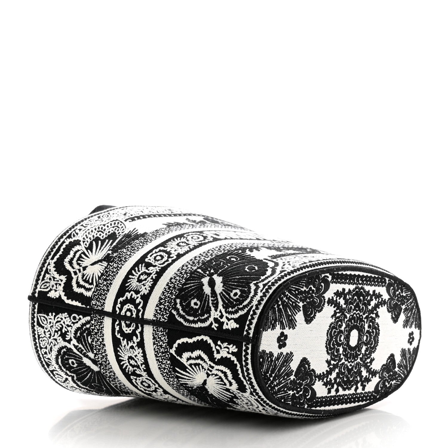 Christian Dior Canvas Embroidered Butterfly Bandana Print Hat