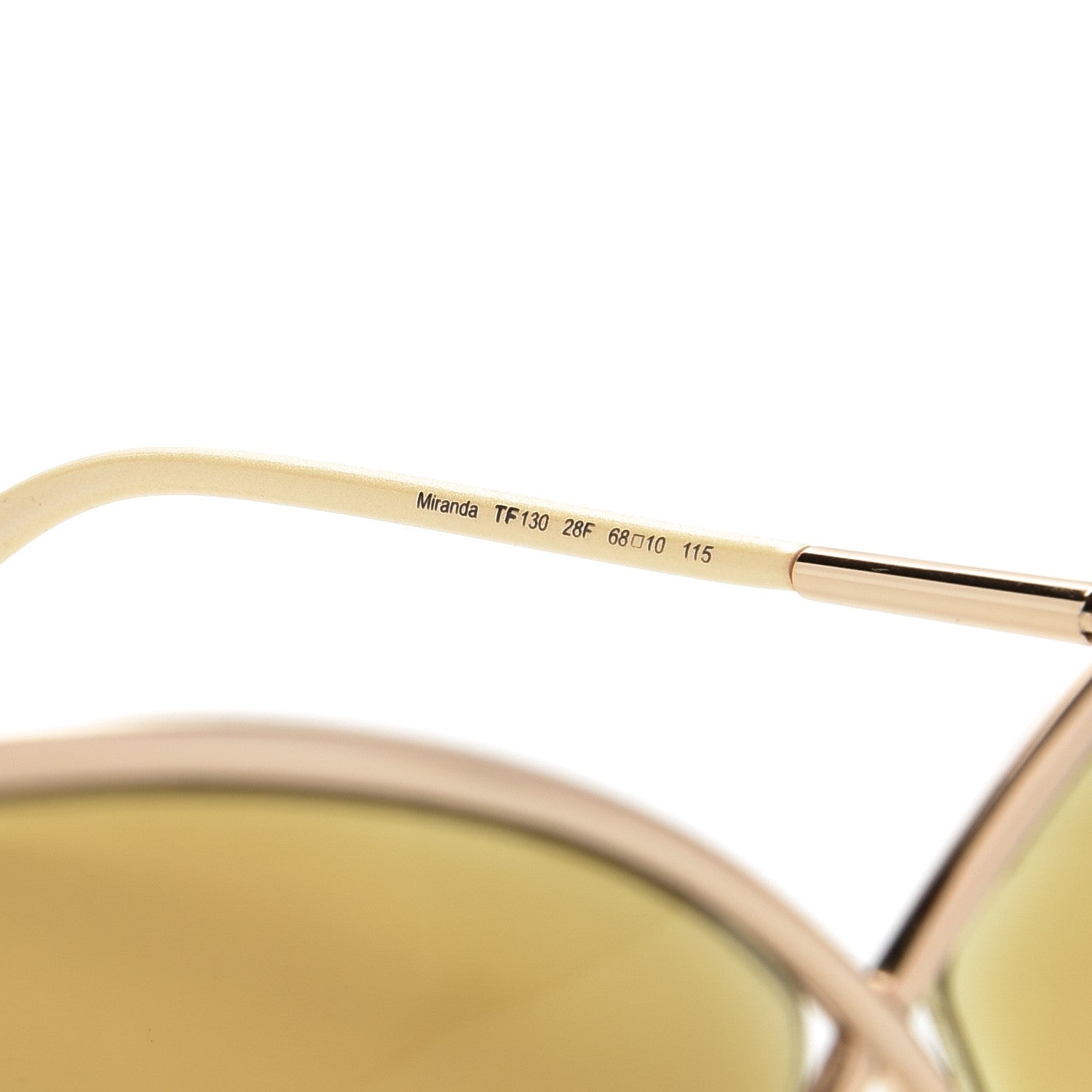 Tom Ford Miranda Crossover Sunglasses TF130 Gold 5 of 8