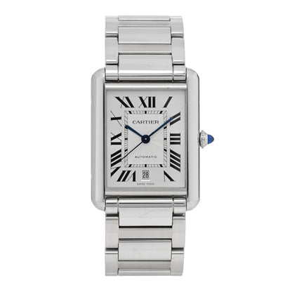 Cartier Stainless Steel 31mm Tank Must Automatic Watch 1 of 5
