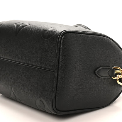 Louis Vuitton Empreinte Monogram Giant Speedy Bandouliere 25 Black 9 of 9