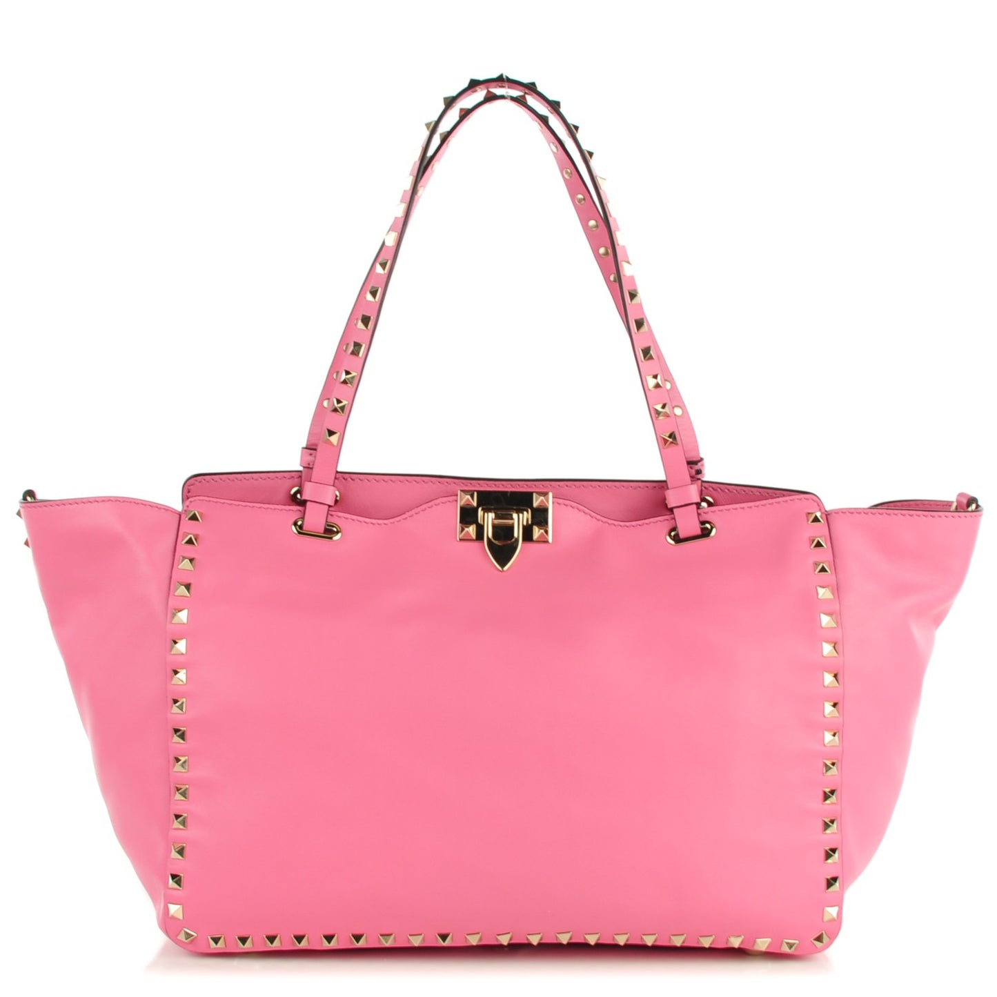 Vitello Medium Rockstud Tote Ninphea