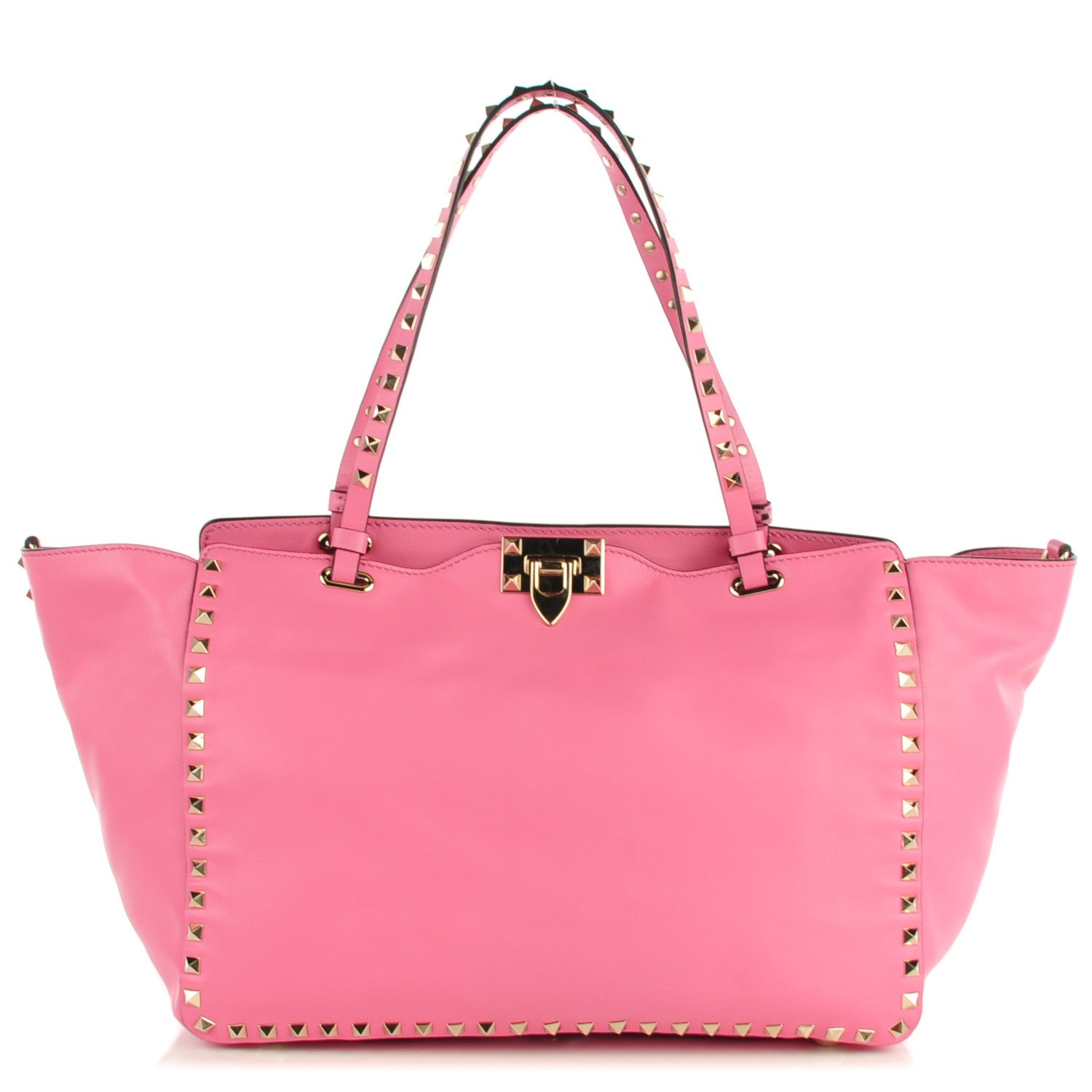 Valentino Garavani Vitello Medium Rockstud Tote Ninphea 1 of 6