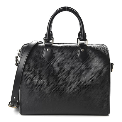 Louis Vuitton Epi Speedy Bandouliere 25 Black 1 of 10