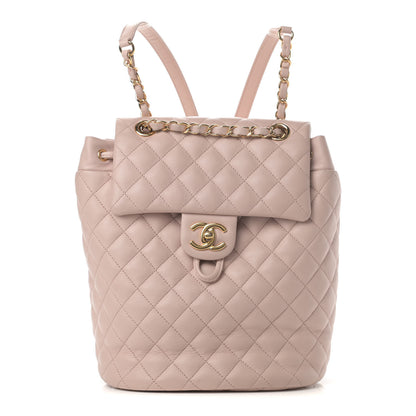 Chanel Lambskin Quilted Small Urban Spirit Backpack Light Pink 1 of 5