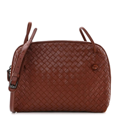 Bottega Veneta Nappa Intrecciato Nodini Crossbody Messenger Canyon 1 of 10