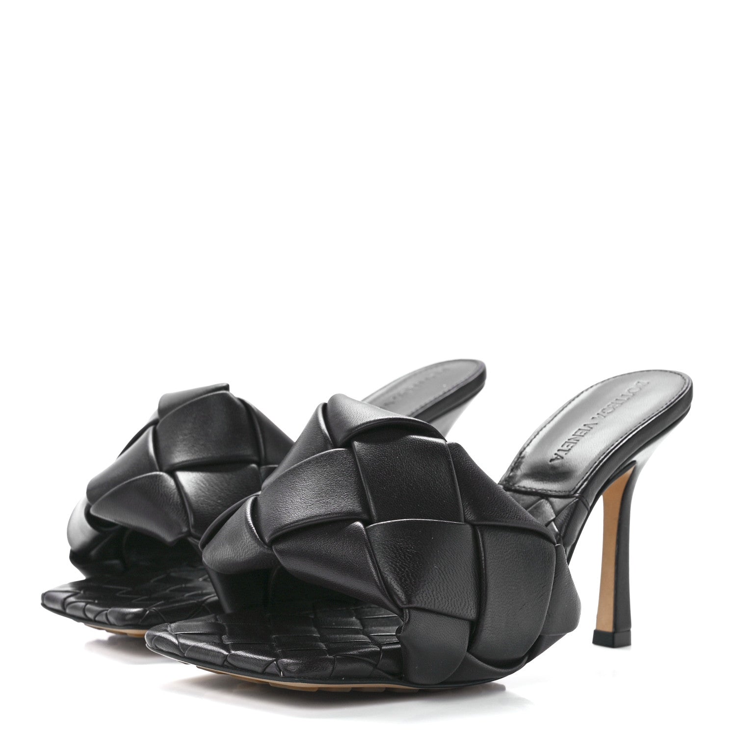 Bottega Veneta Nappa Maxi Intrecciato Lido Mule Sandals 35 Fondant 3 of 8