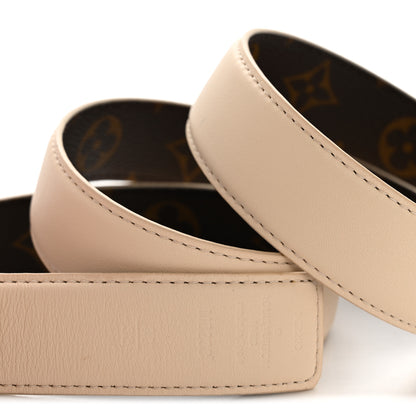 Louis Vuitton Monogram 30mm Pretty LV Reversible Belt 80 32 Beige 7 of 9