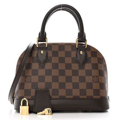 Louis Vuitton Damier Ebene Alma BB 3 of 10