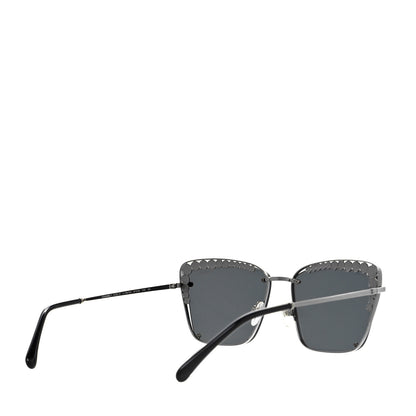Chanel Pearl Square Sunglasses 4235-H Black 4 of 7