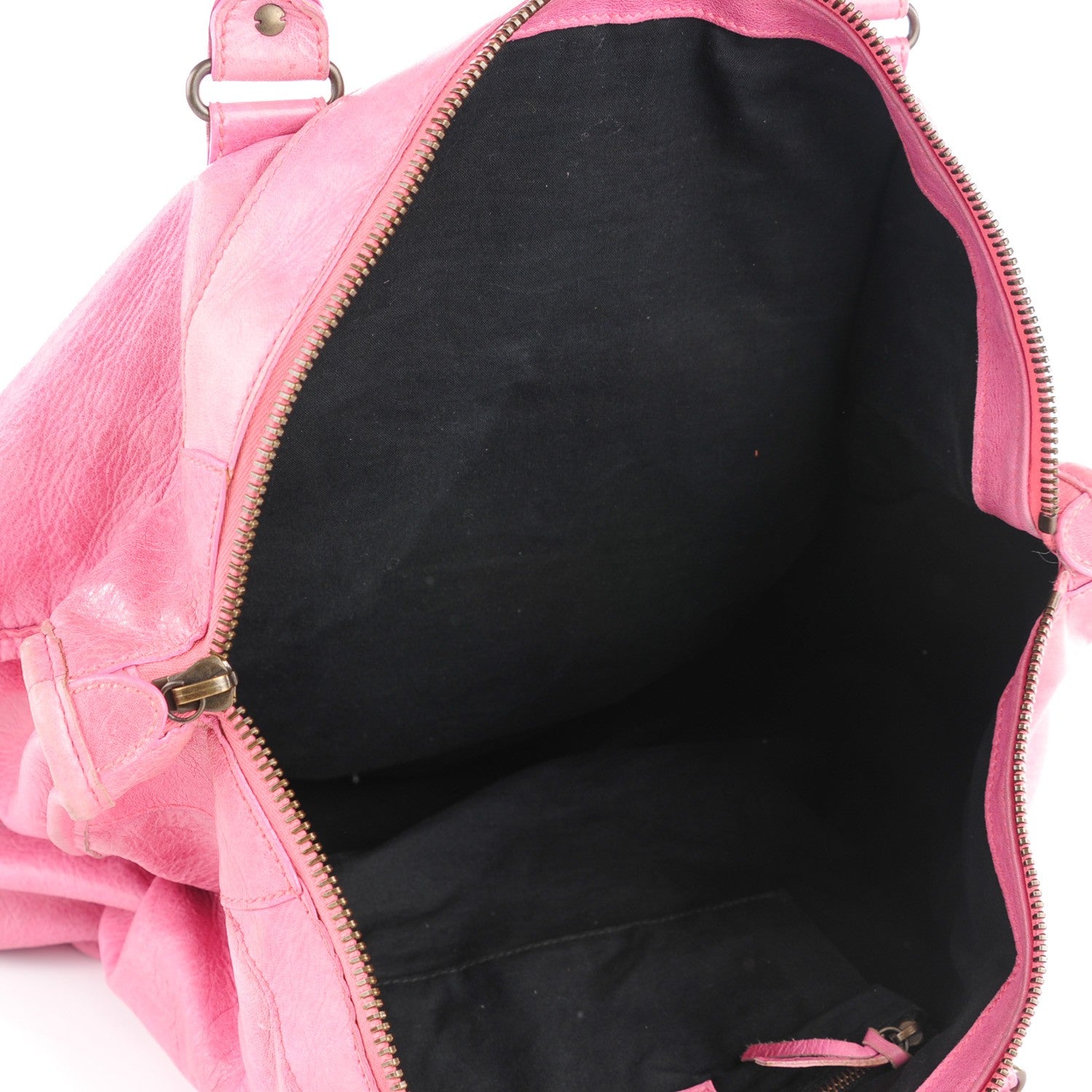 Balenciaga Agneau Classic Hardware Weekender Bubblegum 9 of 10