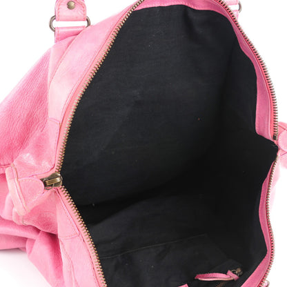 Balenciaga Agneau Classic Hardware Weekender Bubblegum 9 of 10