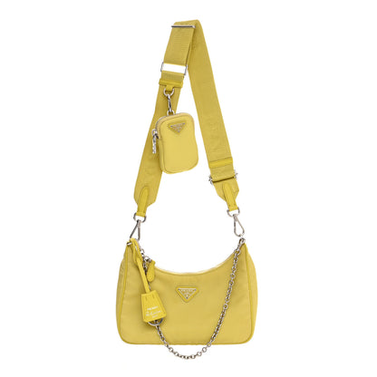 Prada Nylon Saffiano Re-Edition 2005 Shoulder Bag Ananas 1 of 13