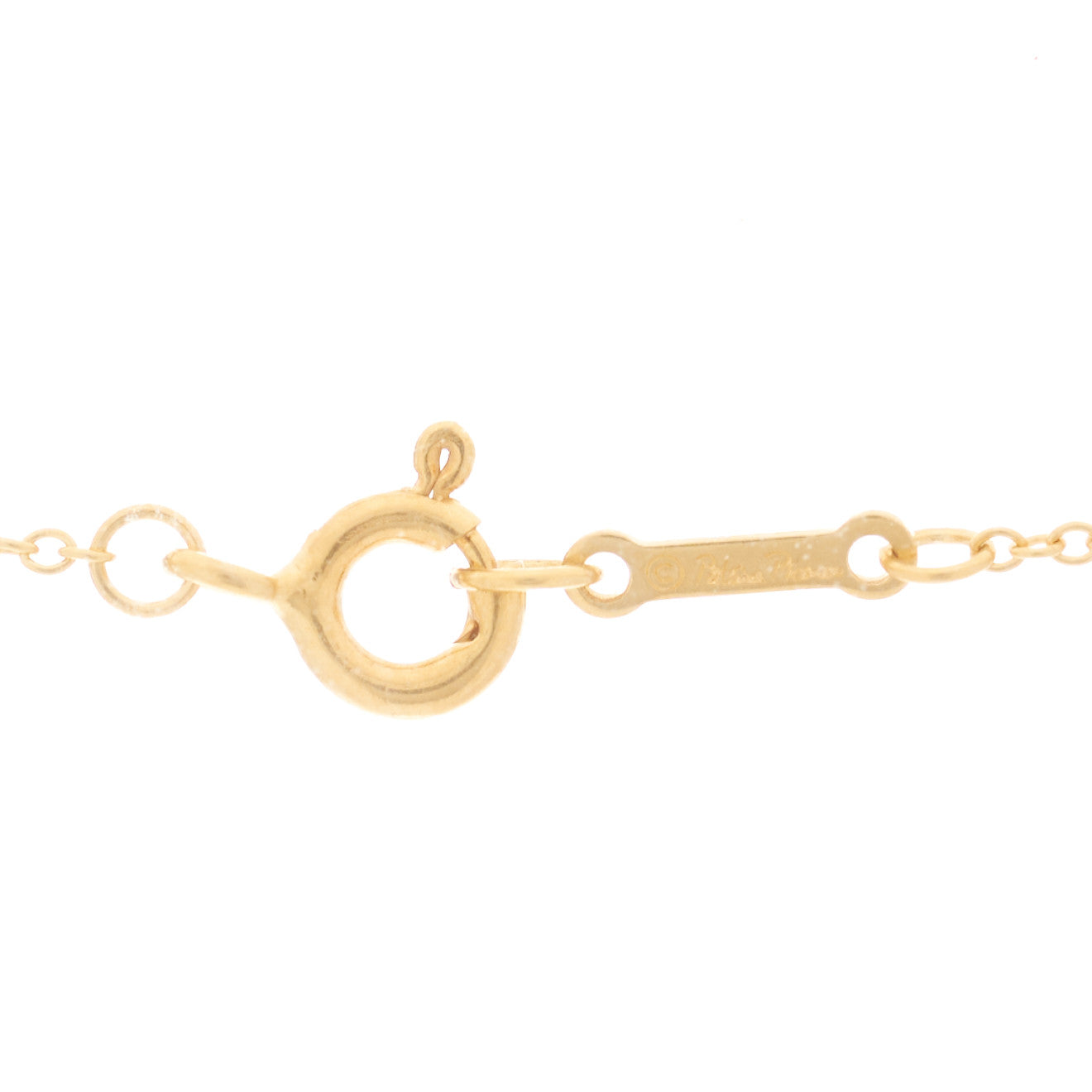 18K Yellow Gold Medium Paloma Picasso Loving Heart Necklace