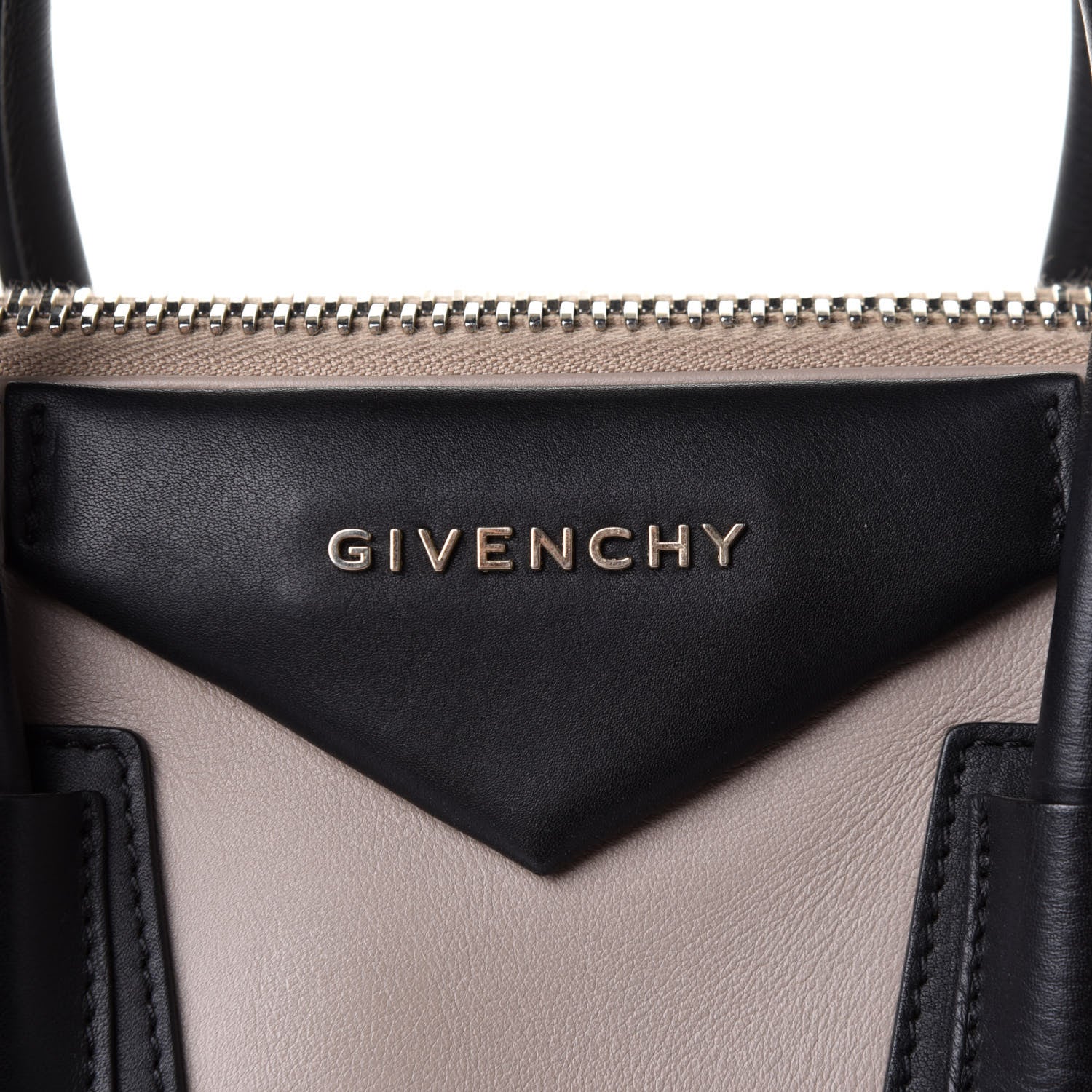 Givenchy Calfskin Small Tri-Color Antigona Beige Black White 10 of 10