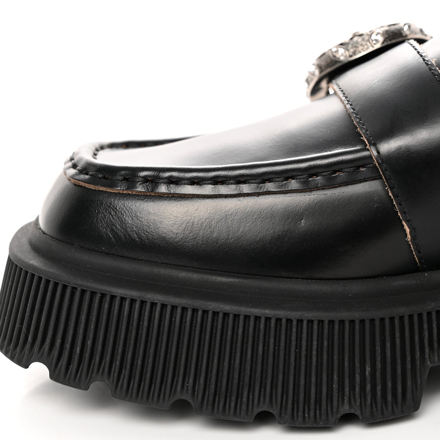Cordovan Lux Dionysus Hunder Loafers 36 Black