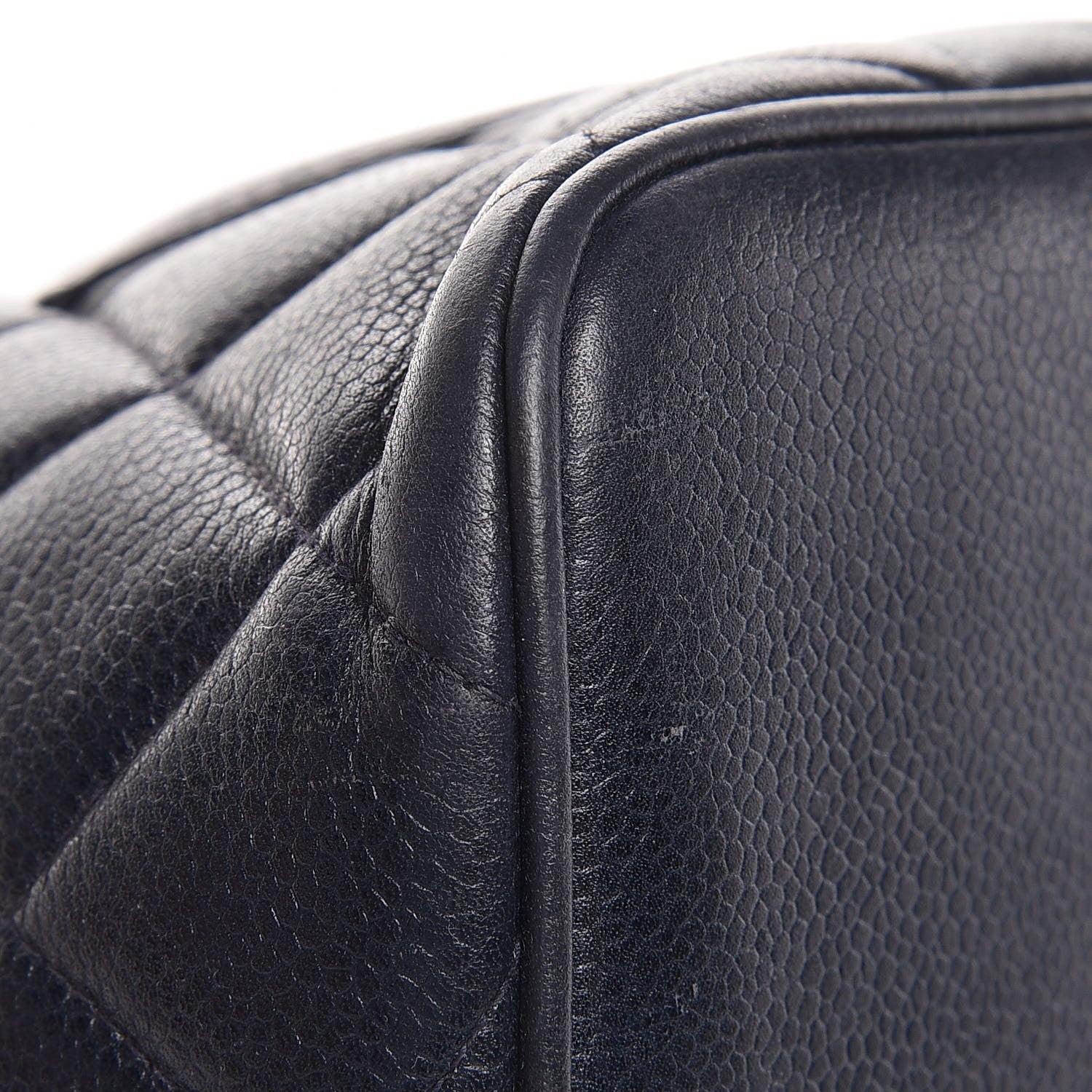 Chanel Caviar Quilted Medallion Tote Navy 14 of 22