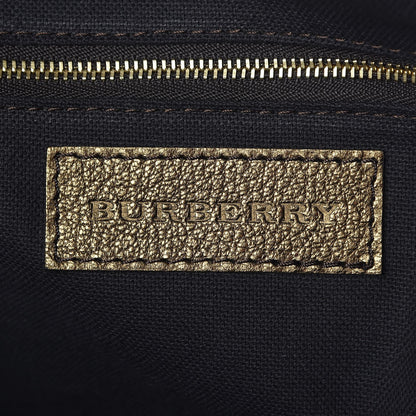 Burberry Haymarket Check Small Salisbury Tote Gold 7 of 16