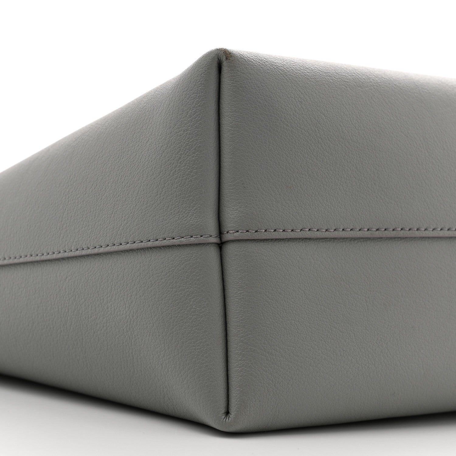 Saint Laurent Calfskin Large Shopping Tote Granite 9 of 14