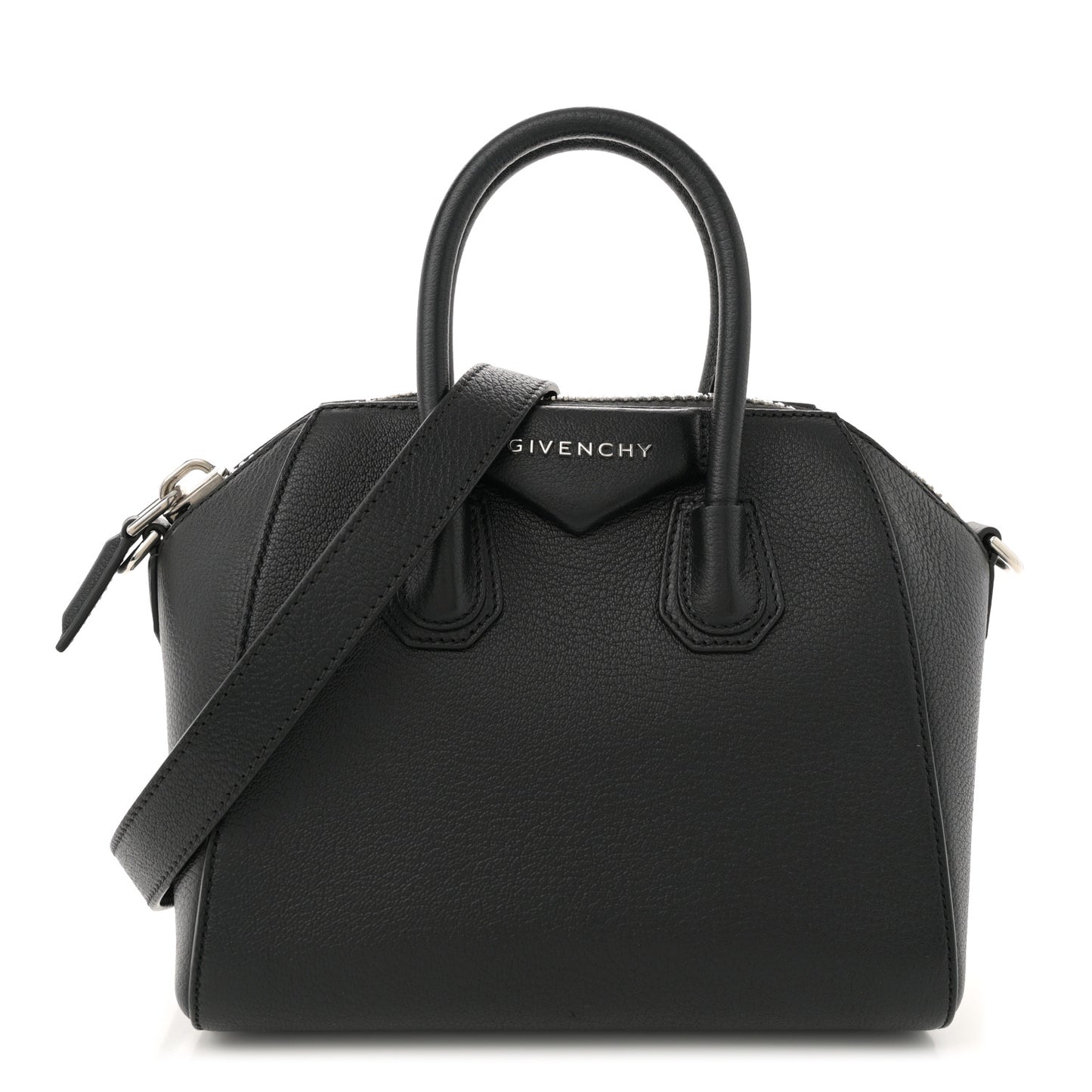 Sugar Goatskin Mini Antigona Black