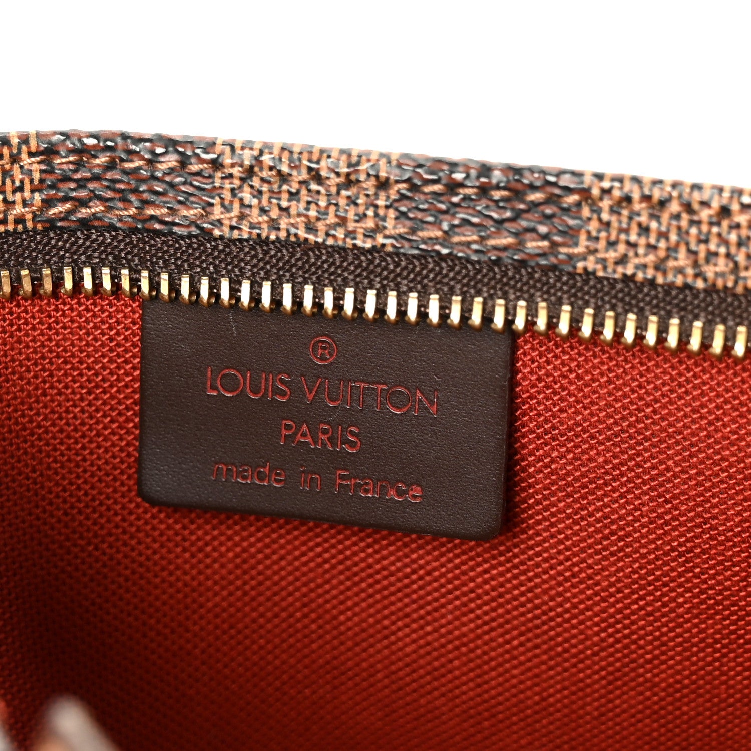 Louis Vuitton Damier Ebene Navona Pochette Accessories 6 of 10