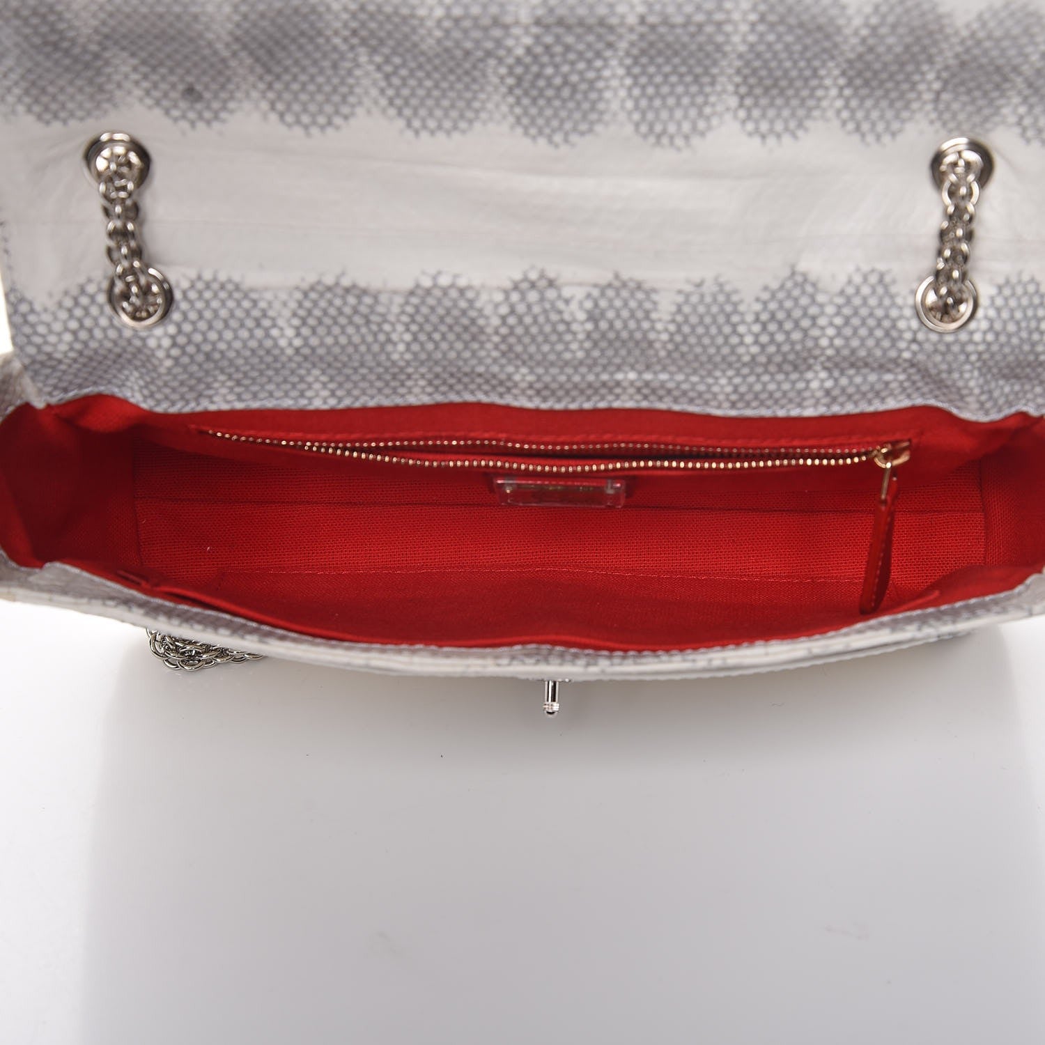 Christian Louboutin Watersnake Hardwick Small Sweet Charity Shoulder Bag Roccia 6 of 13