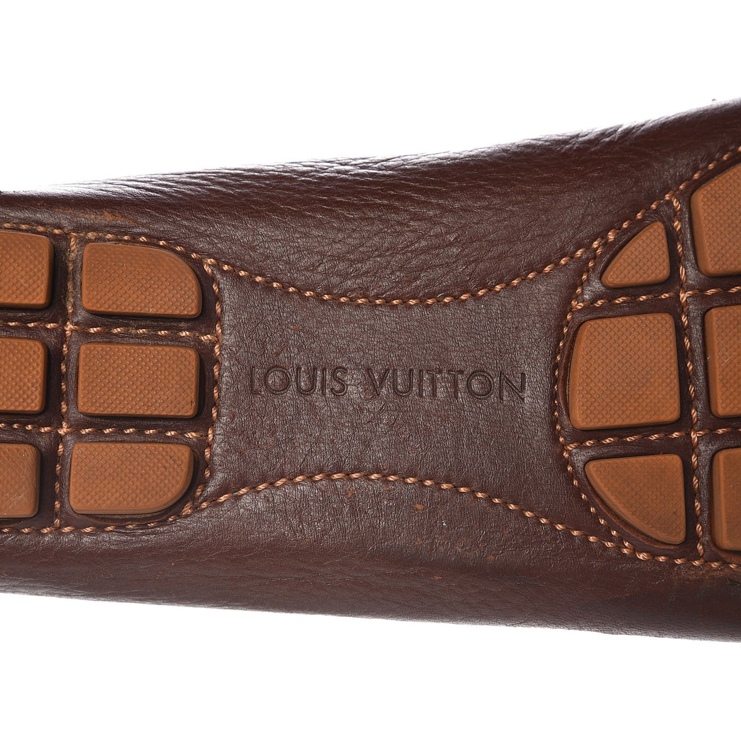 Calfskin Oxford Loafers 41 Brown Cognac