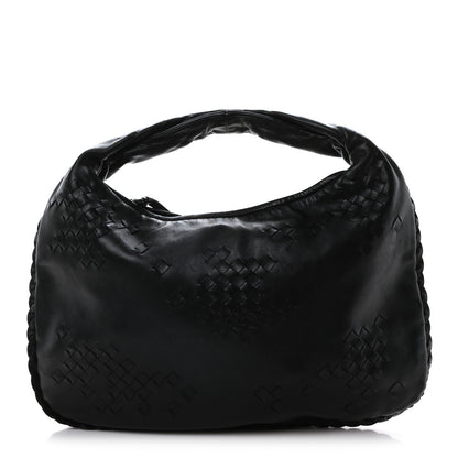 Bottega Veneta Nappa Intrecciato Patchwork Medium Hobo Black 1 of 10
