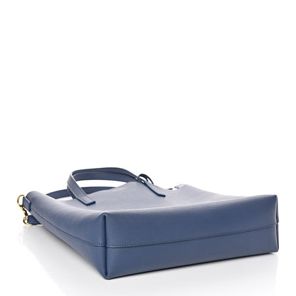 Saint Laurent Calfskin Toy Shopping Tote Denim 8 of 12