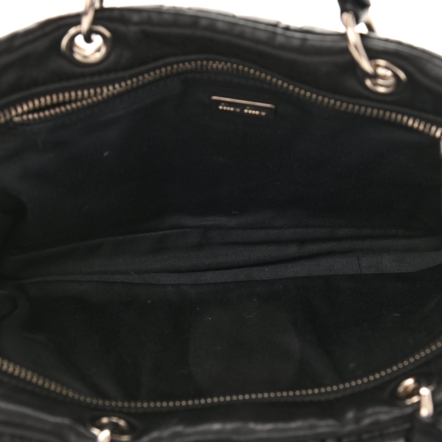 Nappa Matelasse Tote Black