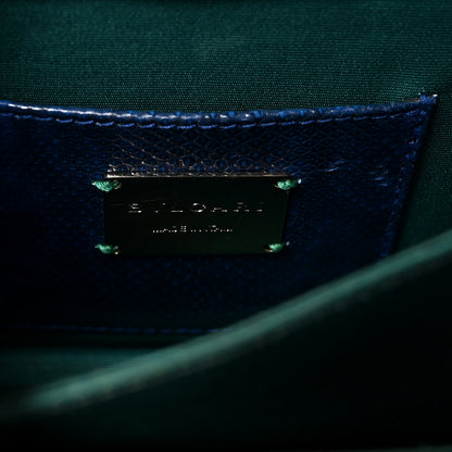 Bulgari Shiny Karung Serpenti Forever Top Handle Dark Blue 6 of 9