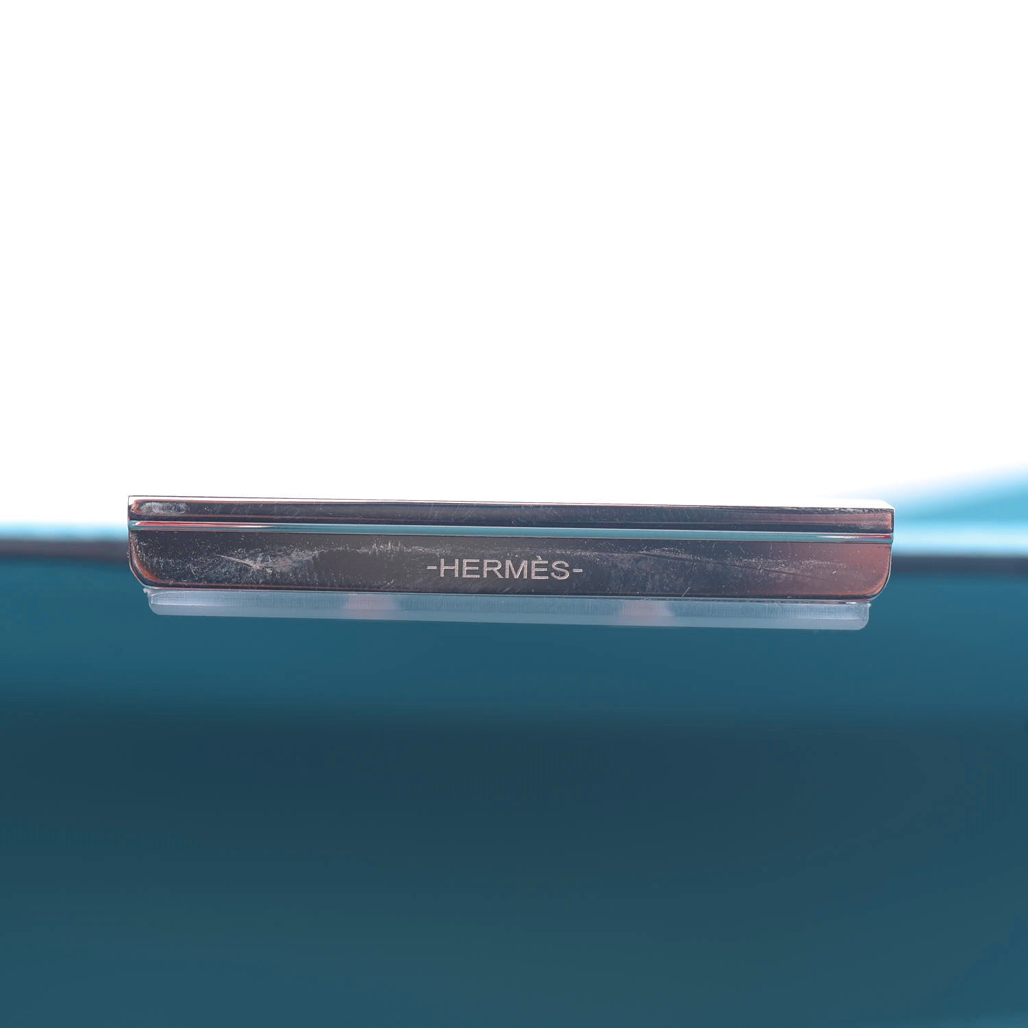 Hermes Epsom Enamel Constance 24 Bleu Du Nord Rouge 13 of 23