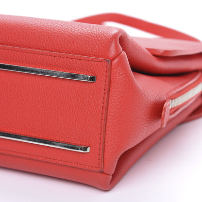 Balenciaga Grained Calfskin Le Dix Mini Soft Cartable Rouge Coquelicot 10 of 10