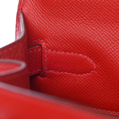 Hermes Epsom Kelly Sellier 28 Rouge Casaque 13 of 41