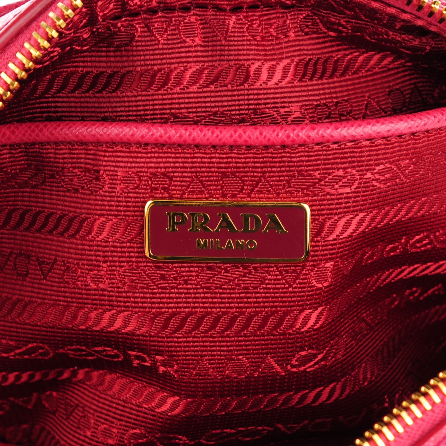 Prada Saffiano Mini Camera Crossbody Peonia 6 of 8