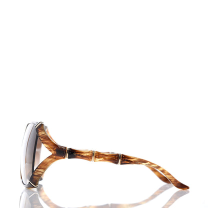 Gucci Bamboo Effect Sunglasses GG0505S Brown Horn 3 of 7