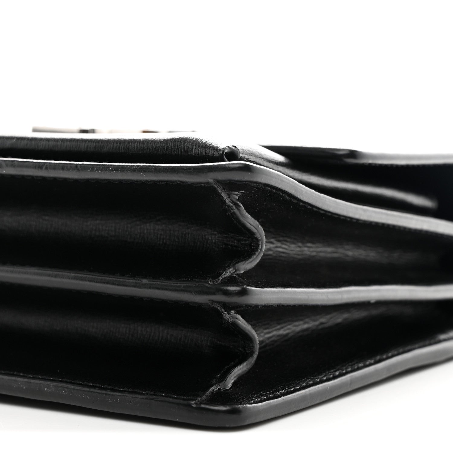 Saint Laurent Calfskin Medium Monogram Sunset Black 9 of 9