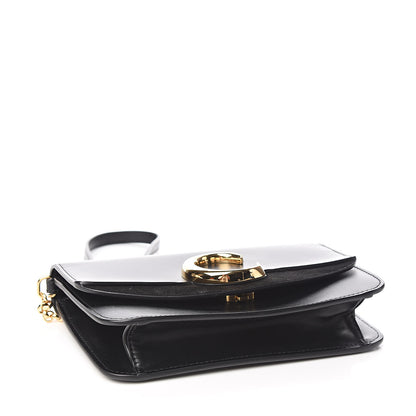 Chloe Calfskin Suede C Clutch With Chain Black 4 of 10