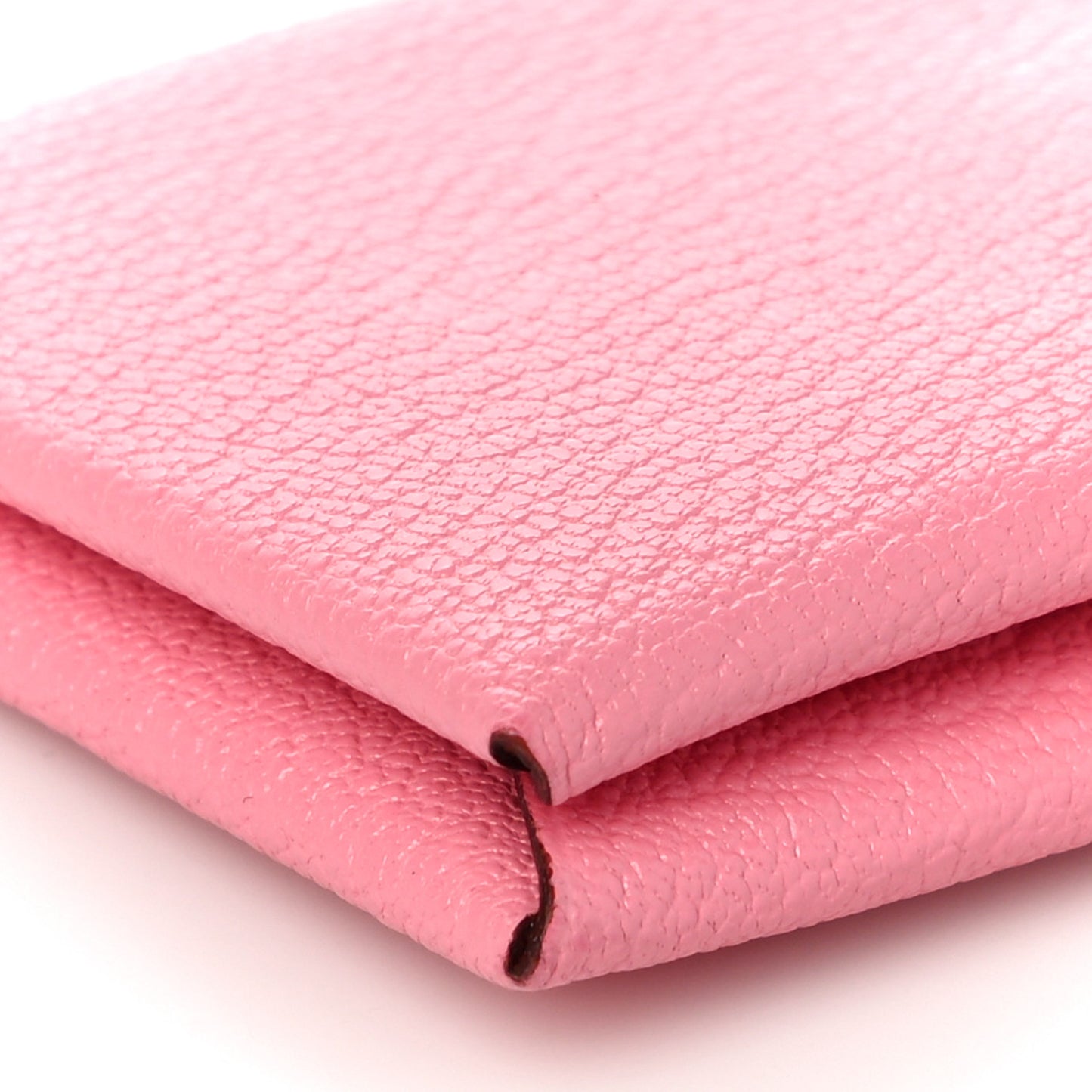 Chevre Chandra Verso Calvi Card Case Rose Confetti Brique