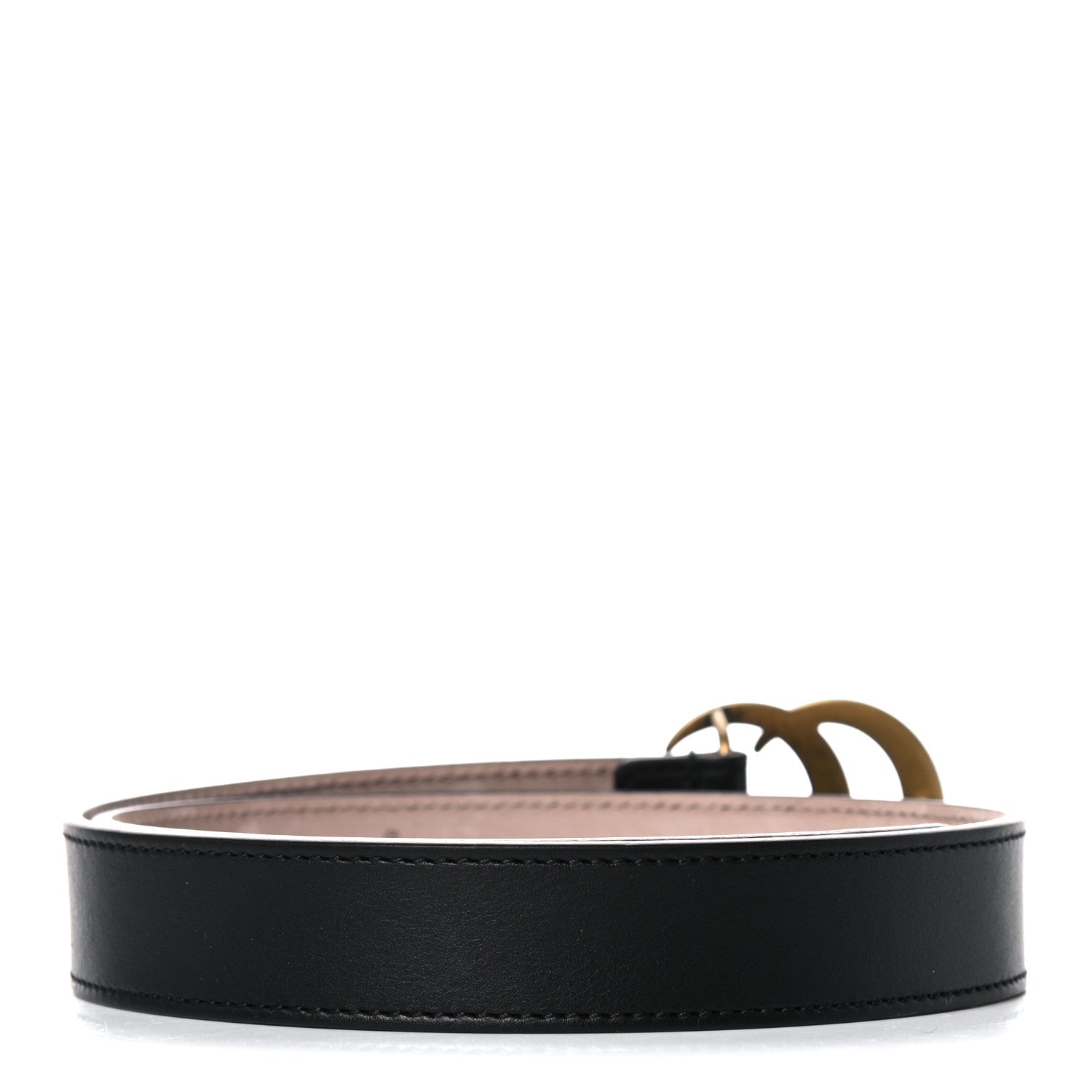 Gucci Calfskin Double G 20mm Kids Belt L Black 2 of 5