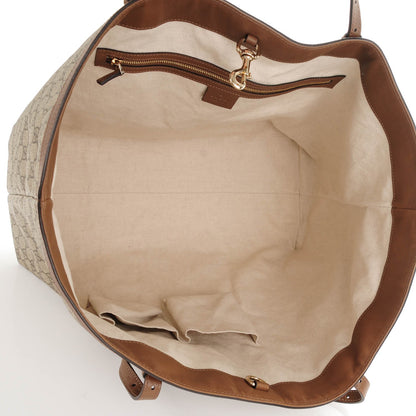Gucci GG Supreme Monogram Large Nice Tote Brown 5 of 7