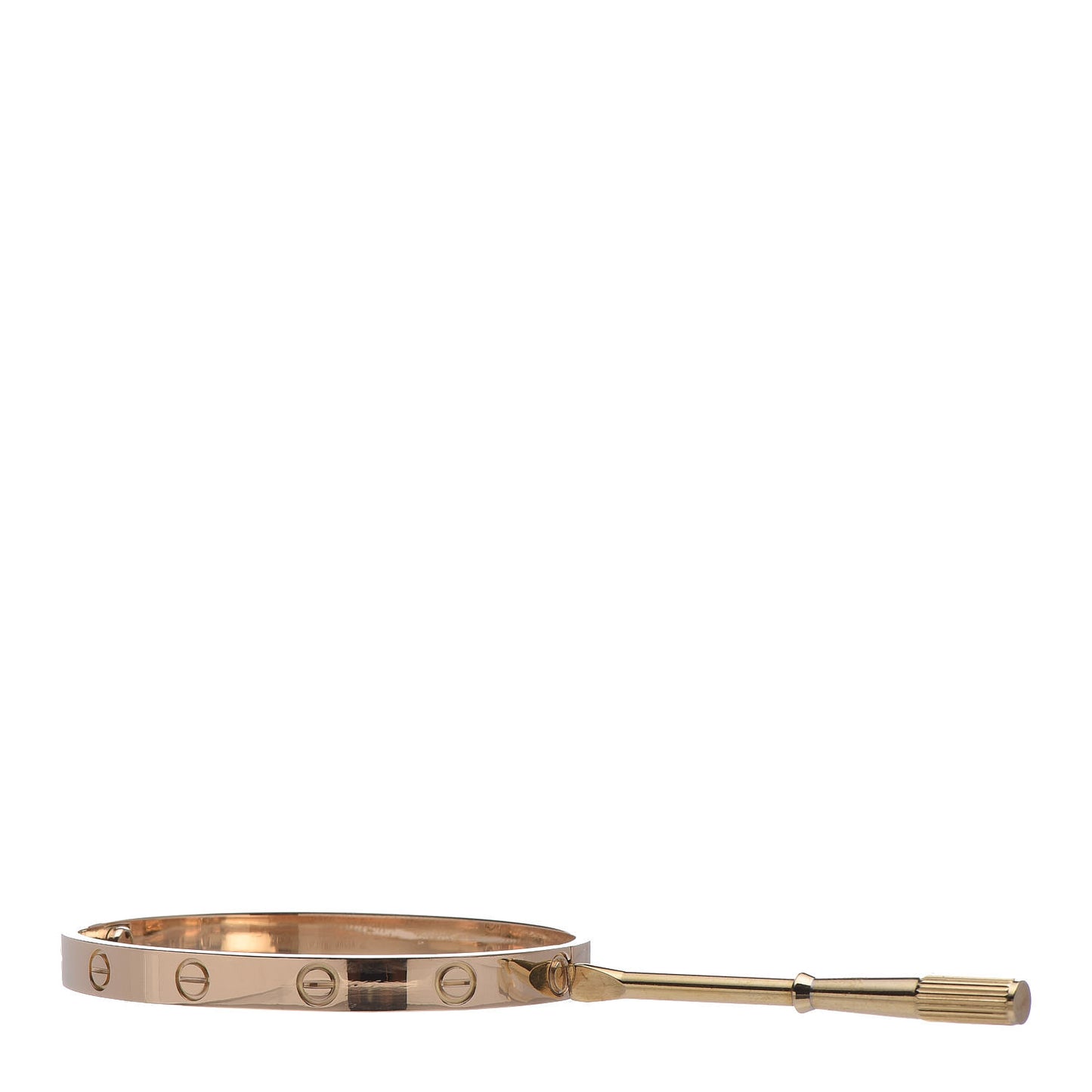 18K Yellow Gold LOVE Bracelet 17