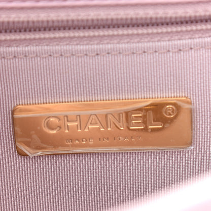 Chanel Lambskin Quilted Medium Chanel 19 Flap Light Pink 6 of 9