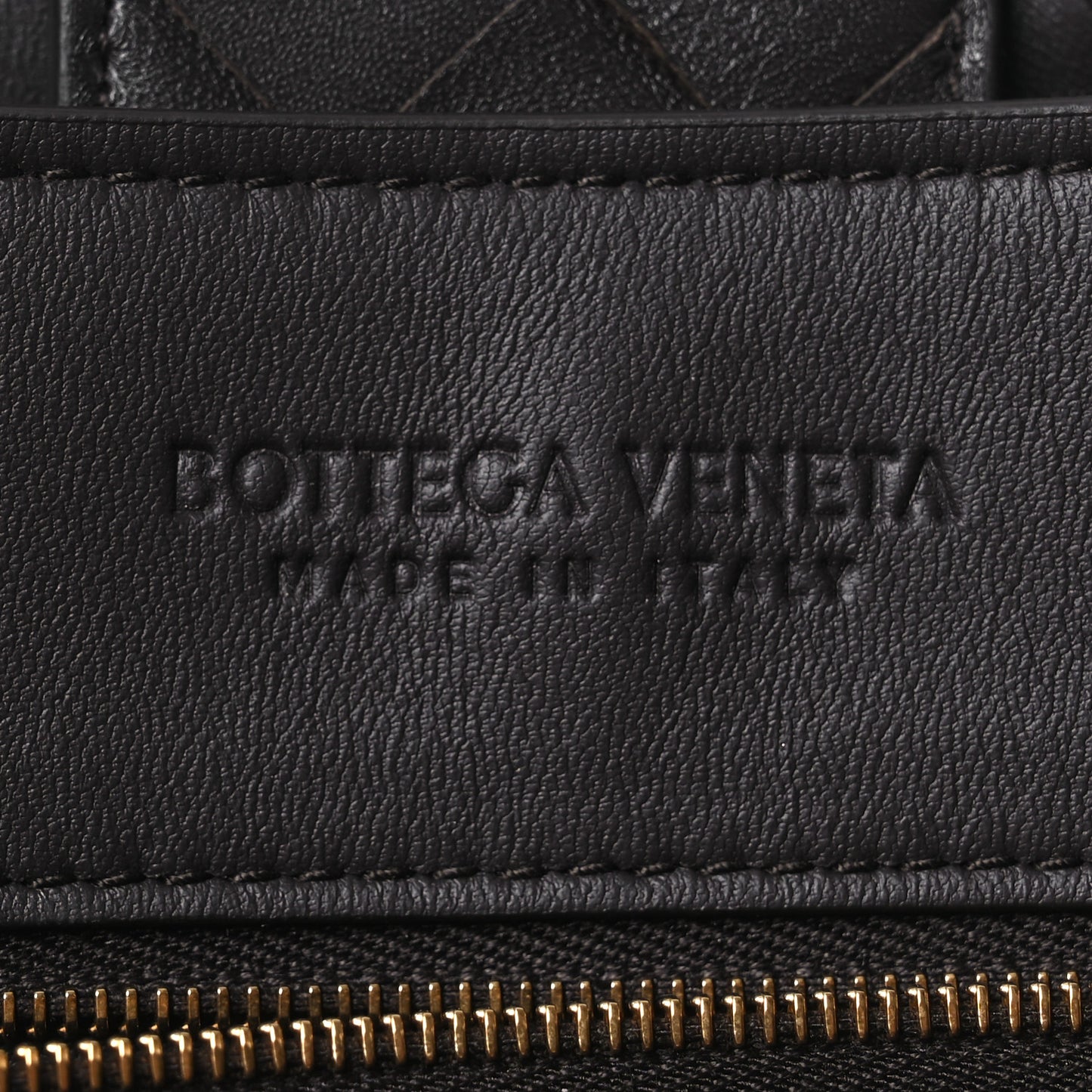 Nappa Intrecciato Large Andiamo Shoulder Bag Fondant