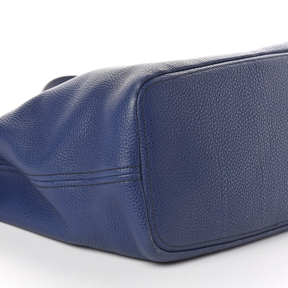 Prada Vitello Daino Shoulder Bag Inchiostro 9 of 10