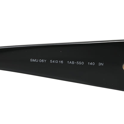 Miu Miu Acetate Rectangle Sunglasses SMU 06Y Black 6 of 7