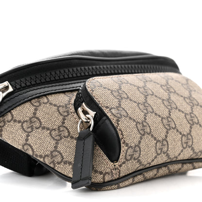Gucci GG Supreme Monogram Belt Bag Black 9 of 11