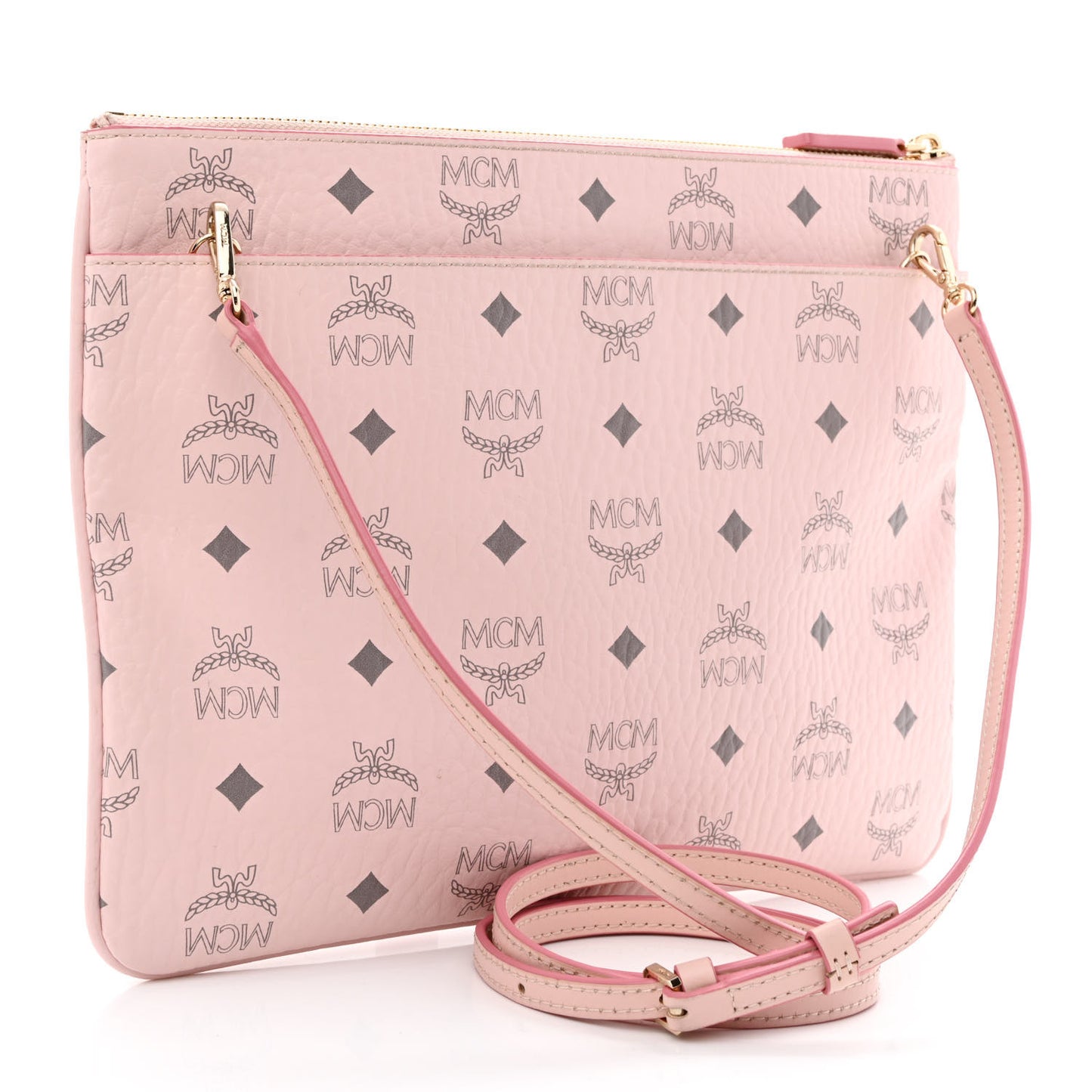 Visetos Medium Crossbody Pouch Soft Pink