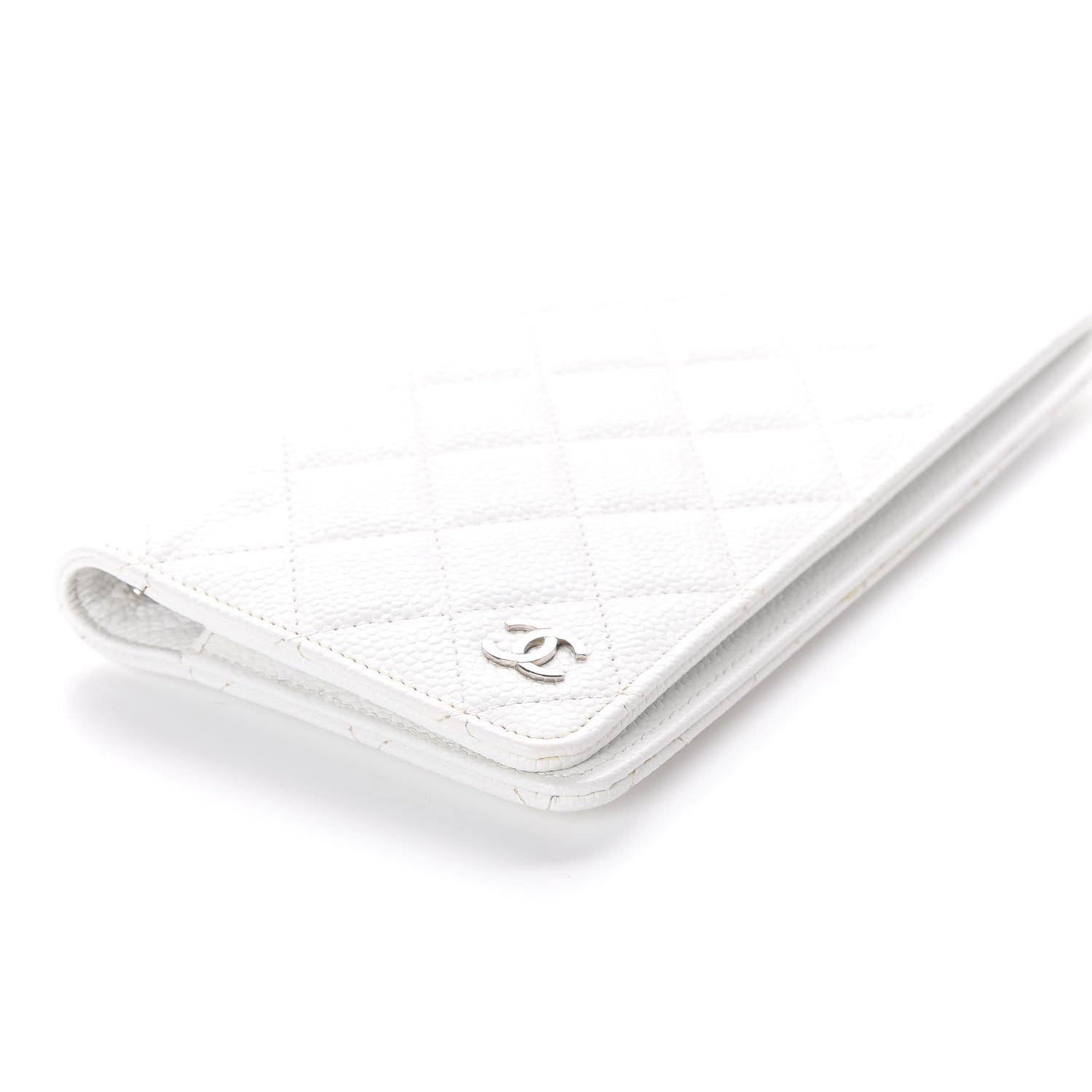 Chanel Caviar Quilted Medium Agenda Cover White 9 of 11
